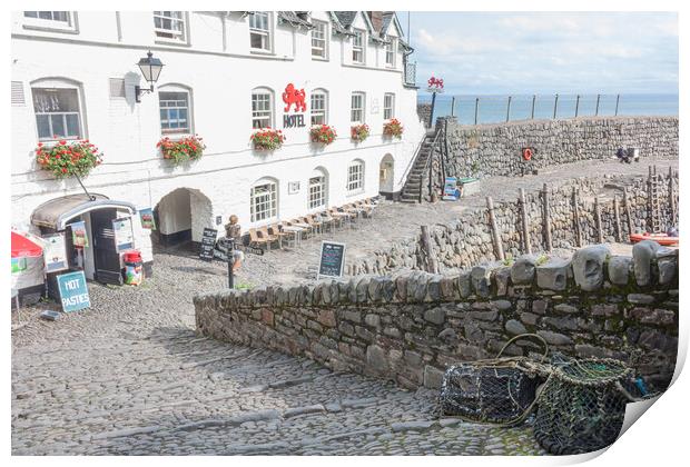 Clovelly, Devon  Print by Graham Custance