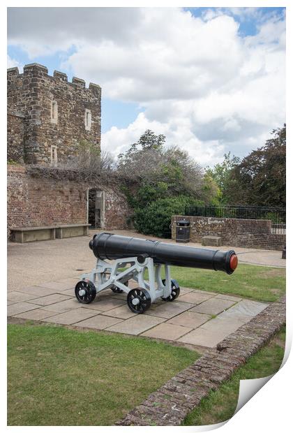 Rye Castle Print by Graham Custance