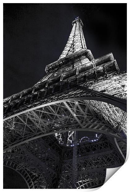 Eiffel Tower, Paris Print by Thomas Lynch