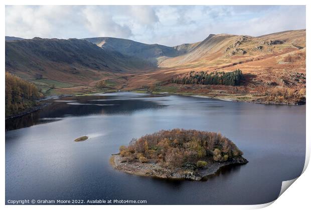 Haweswater and Riggindale Print by Graham Moore