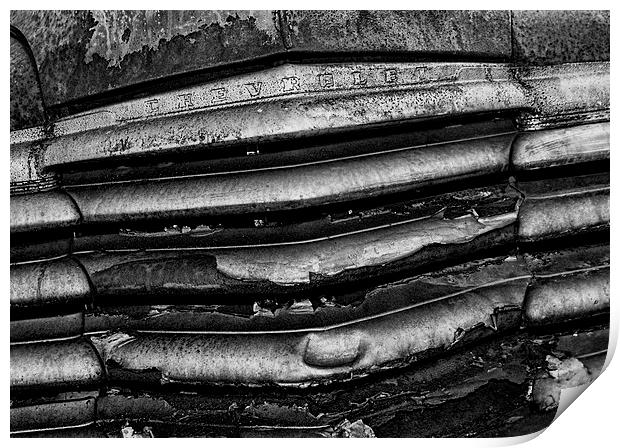 48 Chevy grille Print by Graham Moore