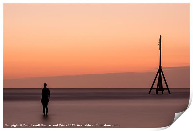 Another place after sunset Print by Paul Farrell Photography