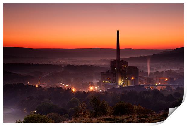 Dawn of Industry Print by Chris Charlesworth