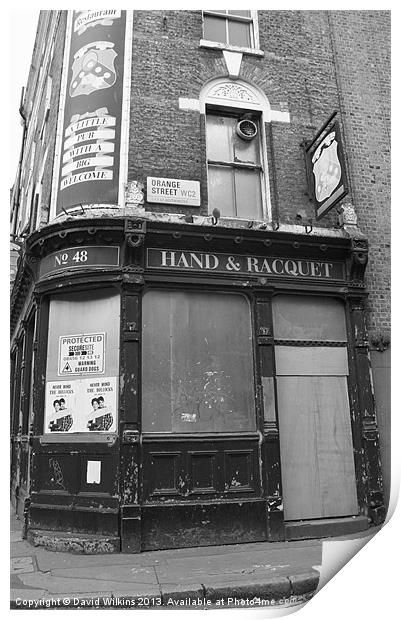 Derelict Pub, London Print by David Wilkins