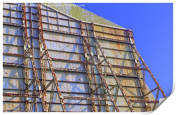 Cardington Hangar, Bedfordshire Print by David Wilkins