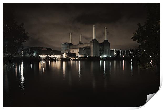 Battersea Power Station Print by Jason Green