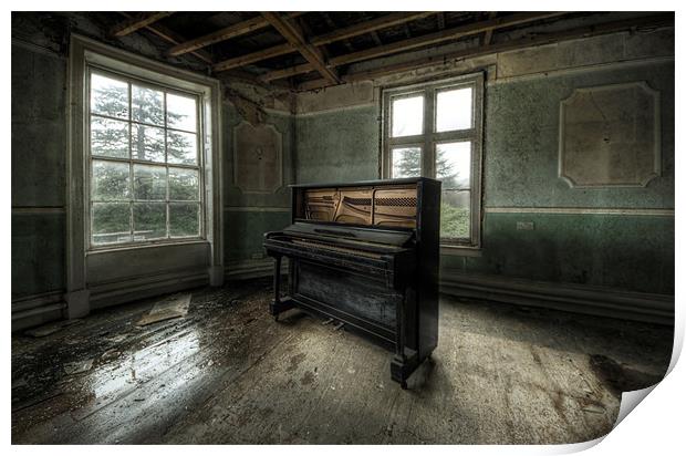 Piano in a Mansion Print by Jason Green