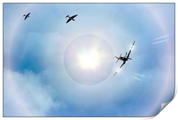 Spitfires Print by Jason Green