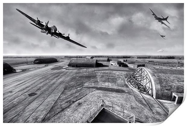 Buzzing Upper Heyford Print by Jason Green