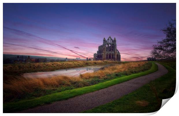 Whitby Abbey Print by Jason Green