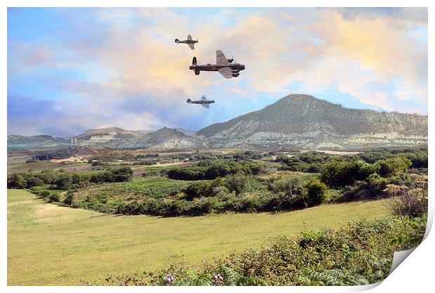 Memorial Flyby Print by Jason Green