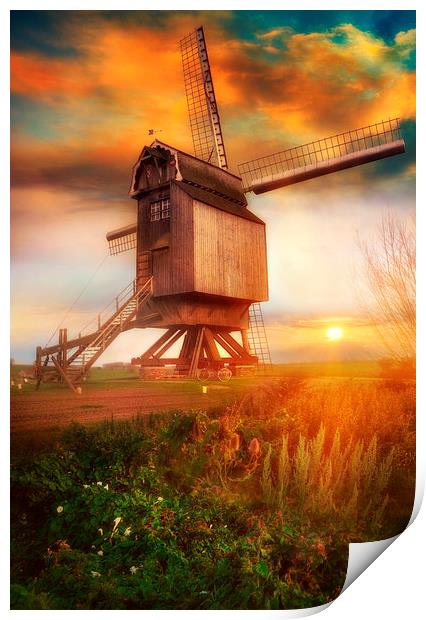 Windmill Print by Jason Green