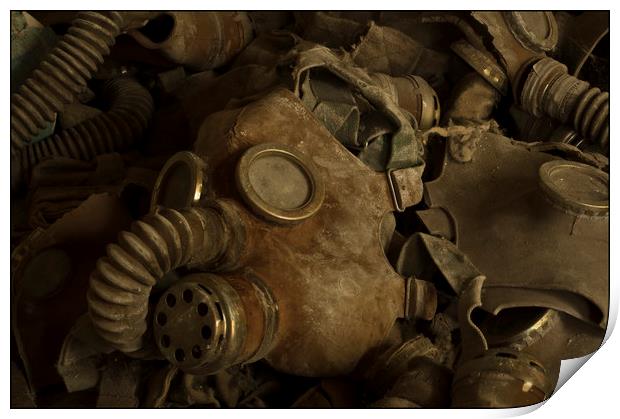 Masks of Chernobyl Print by Jason Green