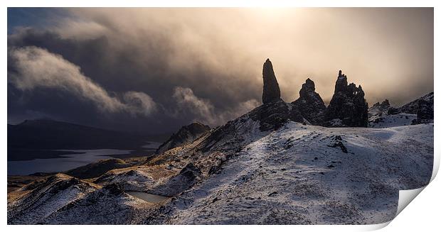 Old Man Of Storr Print by andrew bagley