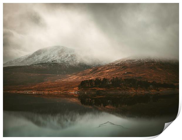 Highland View Print by andrew bagley