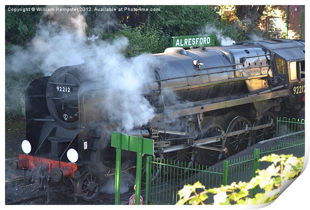 Standard Class 9F No.92212 Print by William Kempster