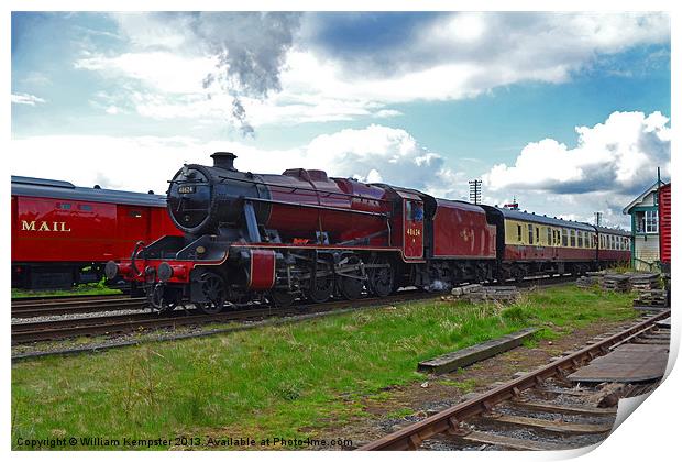 Southern Built 8F No 48624 Print by William Kempster