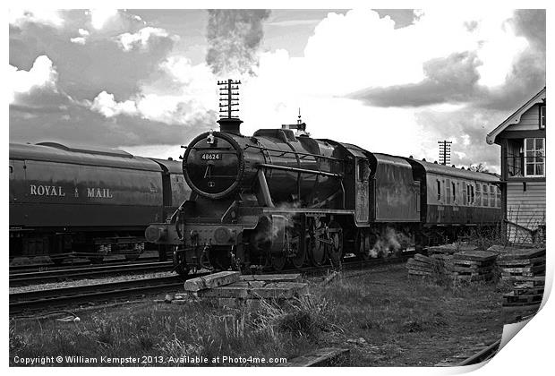 Southern Built 8F No 48624 Print by William Kempster