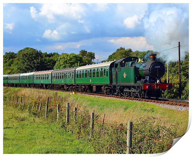 GWR Class 56XX No.6695 Print by William Kempster