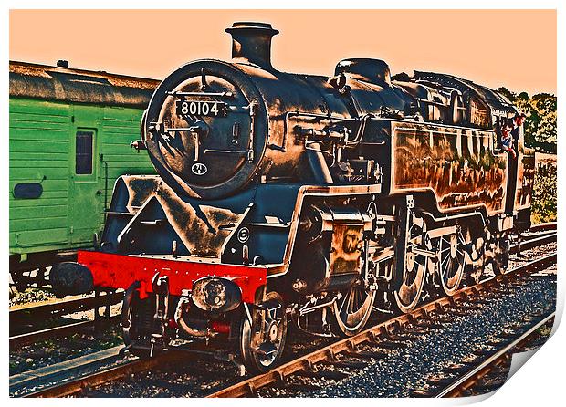 BR Standard 4MT No80104 Print by William Kempster