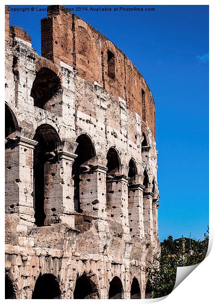 Colosseum  Print by Laura Witherden