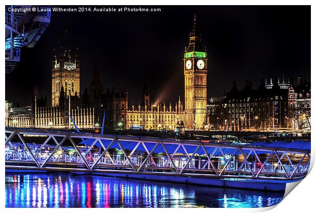 Embankment  Print by Laura Witherden