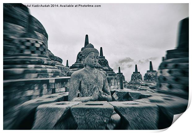  Borobudur in my mind Print by Abdul Kadir Audah