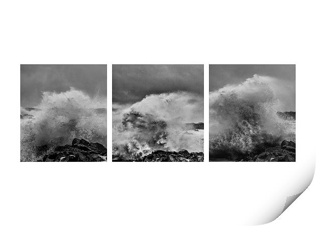 Storm Triptych Print by Malcolm Smith