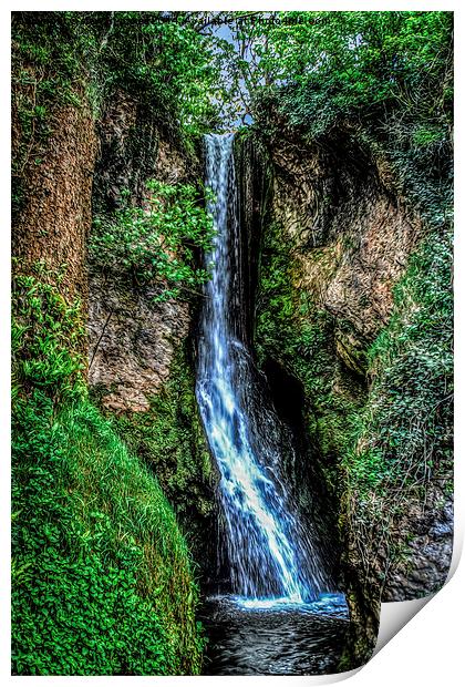 Dyserth Waterfall Print by stewart oakes