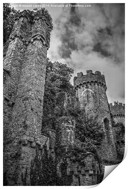 Gwrych Castle Collection 16 Print by stewart oakes
