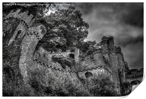 Gwrych Castle Collection 28 Print by stewart oakes