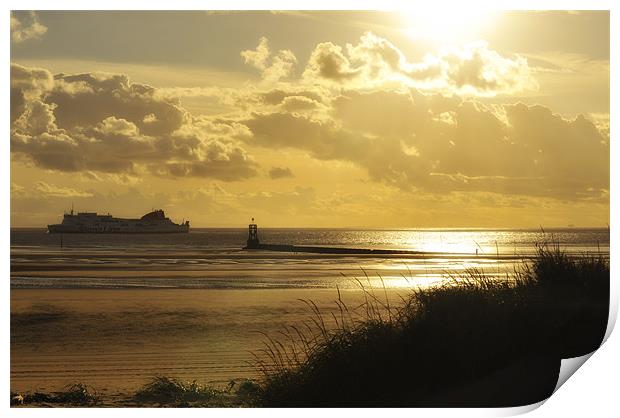 CROSBY BEACH Print by Shaun Dickinson