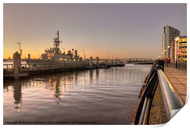 IRISH NAVY SHIP P31 L.E.EITHNE Print by Shaun Dickinson