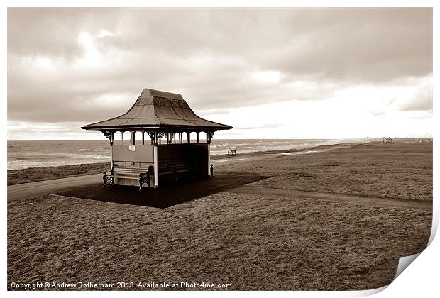 Beach Seat Print by Andrew Rotherham