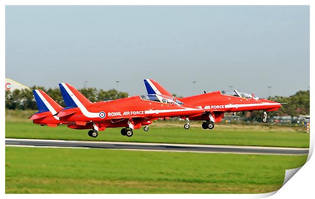 Red Arrows Print by Andrew Rotherham
