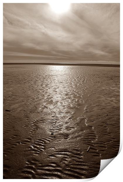 St Annes Beach Print by Andrew Rotherham