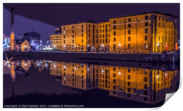 Canning Dock and Maritime Museum Liverpool Print by Paul Madden