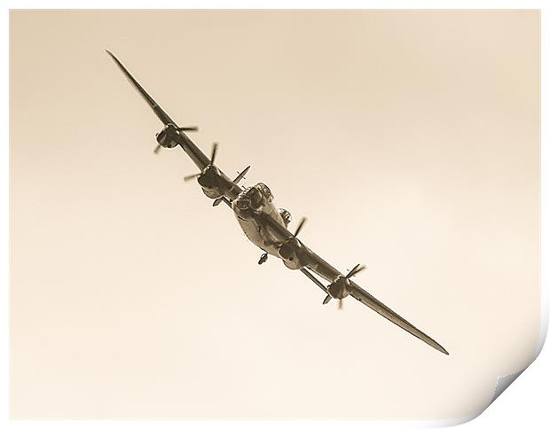 Lancaster Bomber Print by Paul Madden