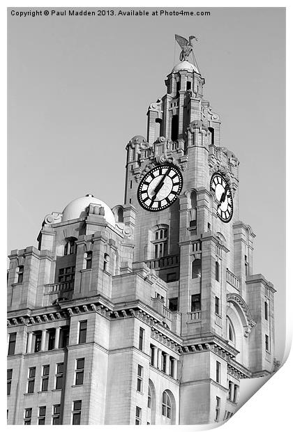 Royal Liver Building Print by Paul Madden