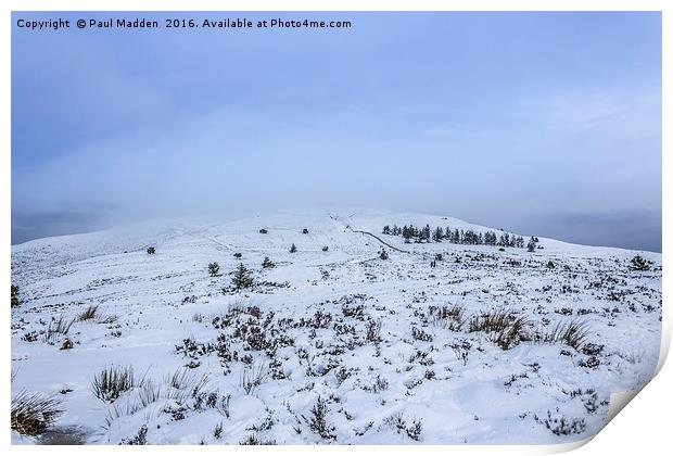 Moel Famau Print by Paul Madden