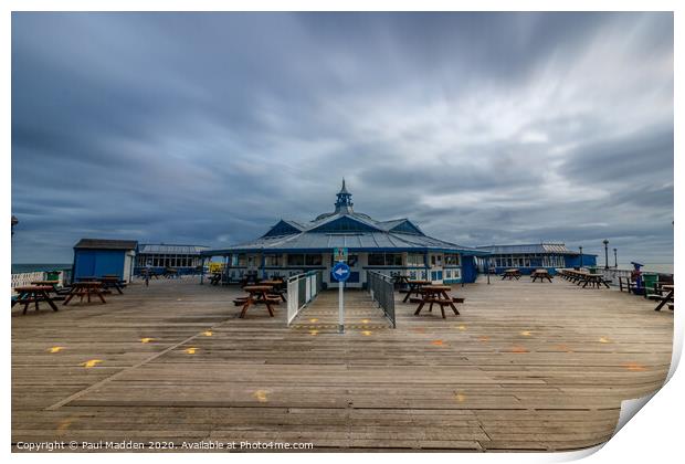 llandudno pier Print by Paul Madden