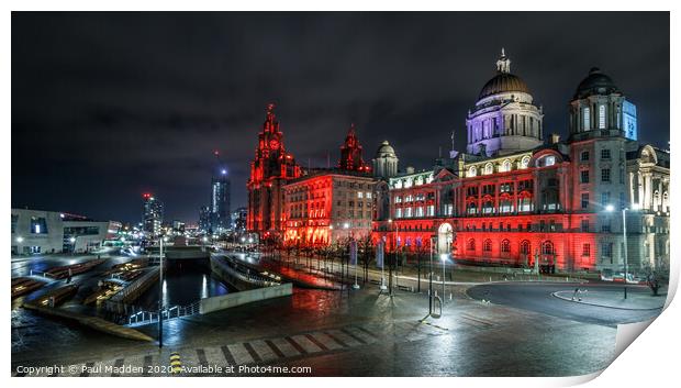 The Three Graces Print by Paul Madden