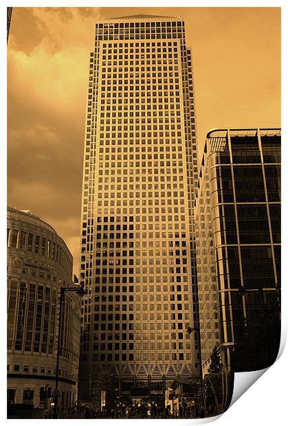 skyscraper Print by Miroslav Adamove
