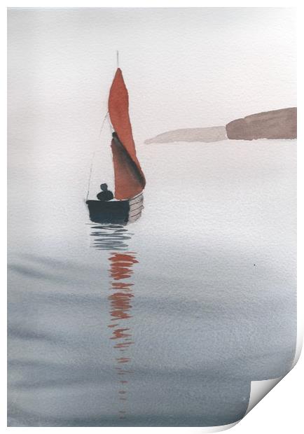 Summer Calm Print by Malcolm Snook