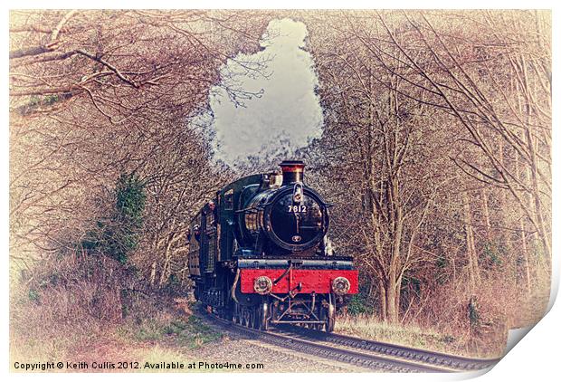Steam Train Print by Keith Cullis