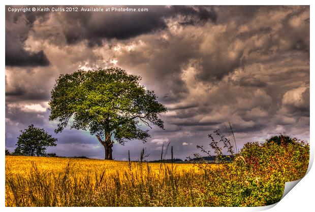 Angry Sky Print by Keith Cullis