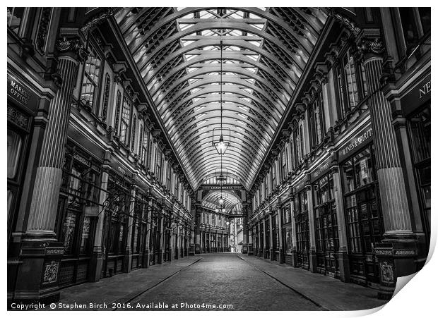 Leadenhall Market Print by Stephen Birch