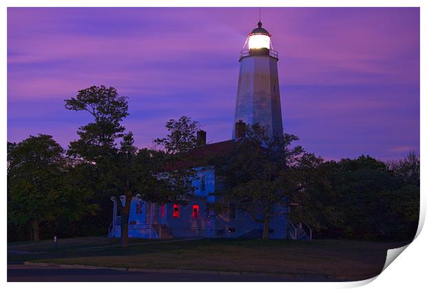 Sandy Hook Lighthouse Print by bill lawson