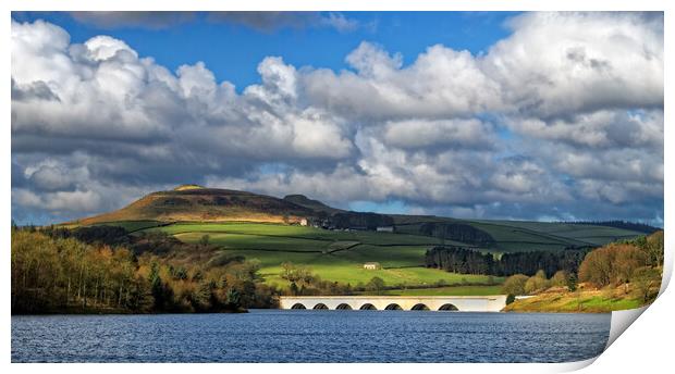 Ladybower Panorama Print by Darren Galpin