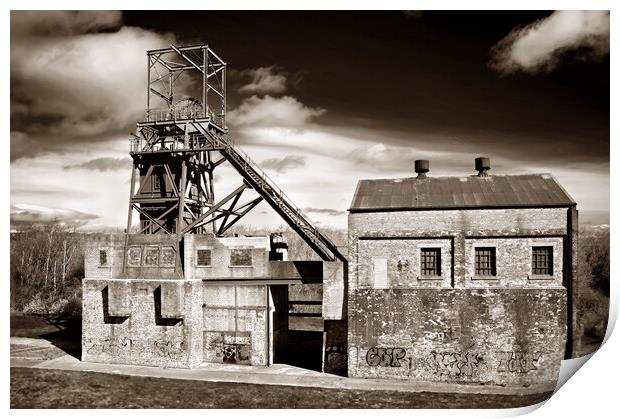 Barnsley Main Colliery  Print by Darren Galpin